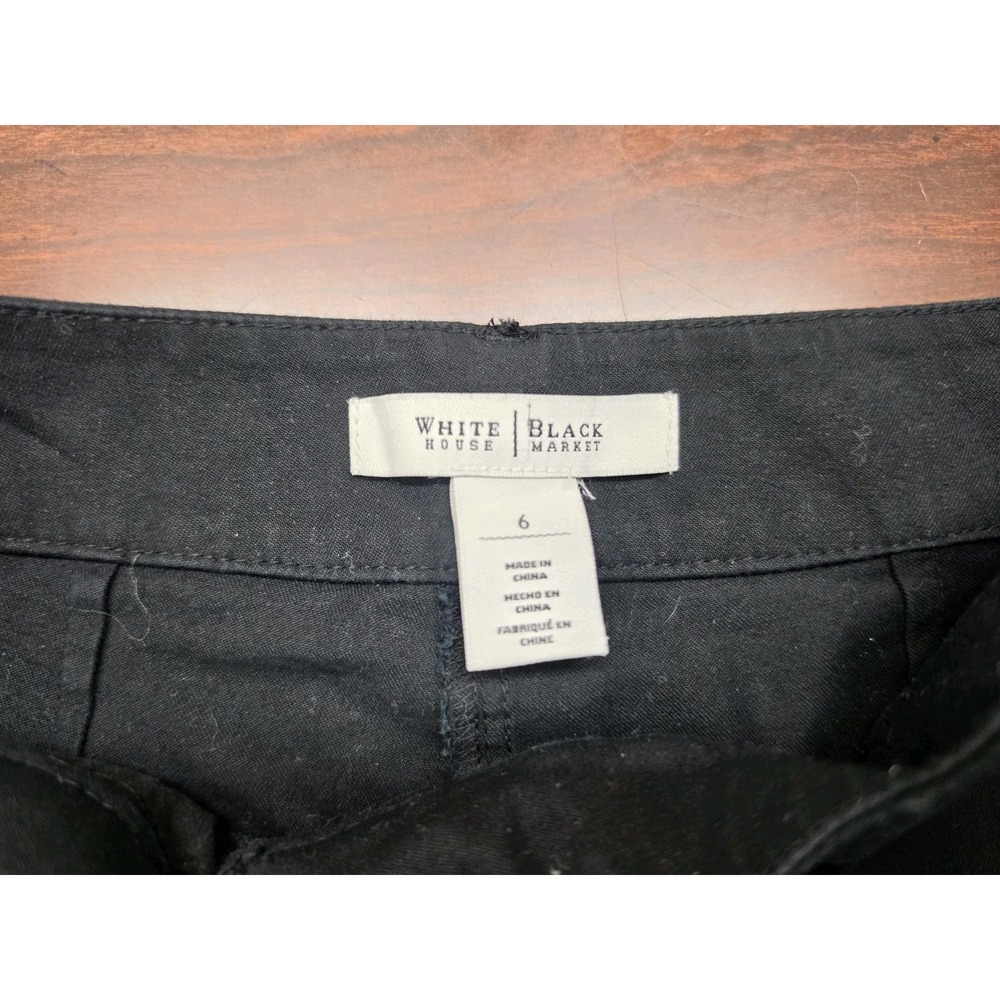 White House Black Market Womens Size 6 Bermuda Shorts Career Casual Stretch - Picture 3 of 6